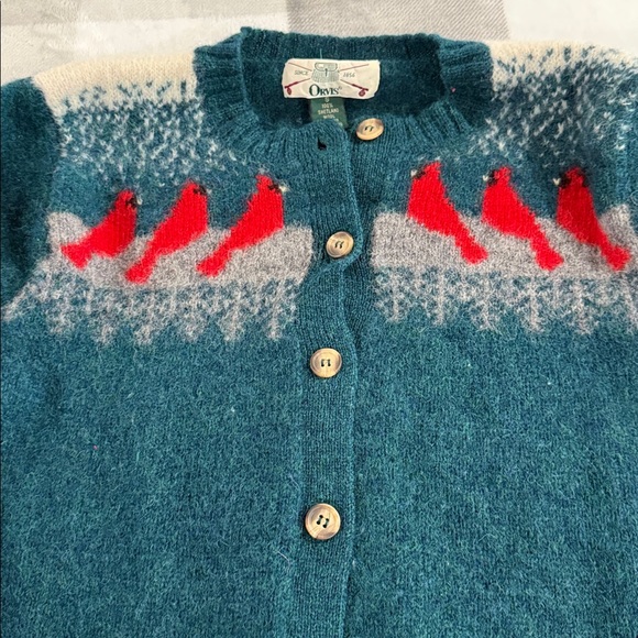 Vintage ORVIS Cardigan sweater - Picture 2 of 4